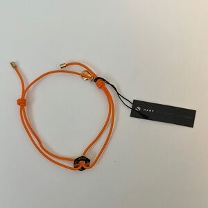 NWT Marc Jacobs Orange Cord Bracelet with Adjustable Closure